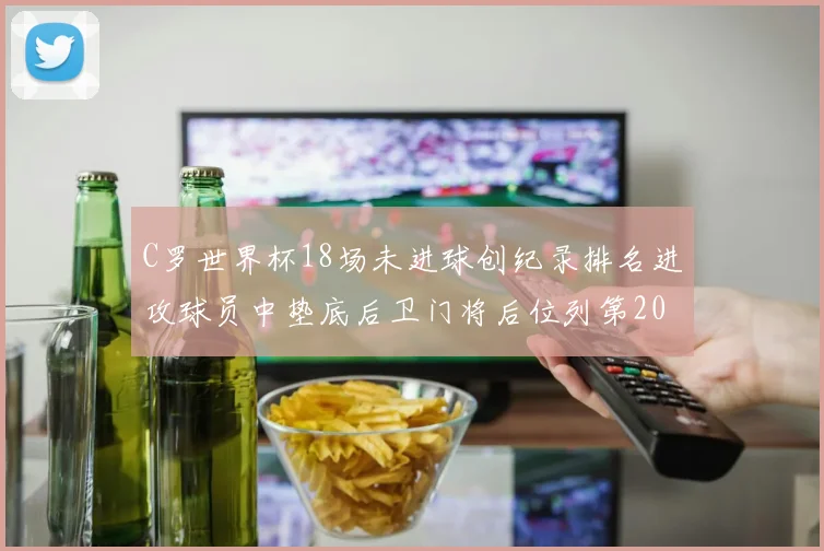 C罗世界杯18场未进球创纪录排名进攻球员中垫底后卫门将后位列第20